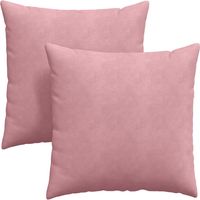 Coussins de canapé 2 pcs Rose 80 x 80 cm