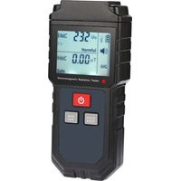 Eosnow KKmoon Tragbarer tragbarer digitaler LCD-Tester für elektromagnetische Strahlung, elektrisches Feld, magnetischer Dosimeterdetektor mit Ton- und Lichtalarm