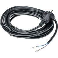 Vhbw – Câble électrique 6 m pour aspirateur Kärcher WD5.600 – 1000 W – Connexion sécurisée avec embouts à sertir – Pour usage intensif