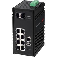 Edimax IGS-5208 switch di rete Gestito Gigabit Ethernet (10/100/1000) Nero