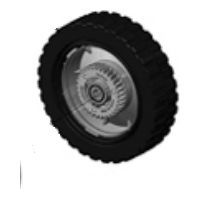Rueda dentada de aluminio ORIGINAL ACTIVE cortacésped 5400 050684