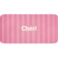 TAPIS DE BAIN Rayé - Rose - Chéri 120x60 cm