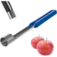Pelador de manzanas 2 en 1, cortador de frutas de pera de acero