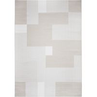 Alfombra Grande de Diseño Contemporáneo y Moderno - Beige (290x200 cm) - Debra
