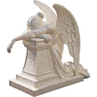 Design Toscano DB1111 Statua Monumento Angelo del Dolore: Estate, Beige, 66x30.5x61 cm