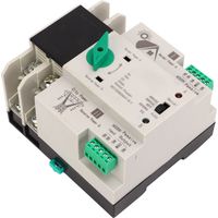 Commutateur de transfert automatique double alimentation 2P, circuit milliseconde, contrôleur rapide, type PV, AC220V, 63A