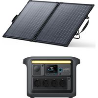 Kit Anker SOLIX C1000X con Pannello Solare Bifacciale 100W - Generatore Solare 4x1800W