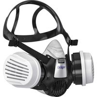 Dräger X-plore 3300 Demi-Masque de Protection respiratoire adapté aux substances Chimiques, gaz, vapeurs Kit avec 2 filtres A1B1E1K1 HG P3 Taille M