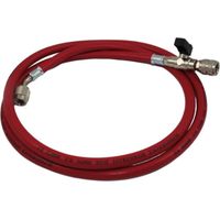 Tecnogas Fouet Tube Flexible 5/16" SAE avec Robinet ROUGE L 3000 mm