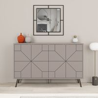 Aparador Dune 2 puertas gris tórtola 123 cm