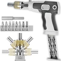 16-in-1 Multi-Schraubendreher-Set – Ratschen-Multibit-Schraubendreher-Set mit 14 Bits – Leicht zusammenklappbar für Heimwerkerarbeiten (Demontagearbeiten)