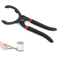 Pince de Retrait de Filtre à Huile, Pince Filtre a Huile, Pince pour Filtre à Huile Clé pour Filtre à Huile, Pince pour Clé À Filtre À Huile Réglable pour Filtres À Huile De Ø 45 mm à Ø 145 mm
