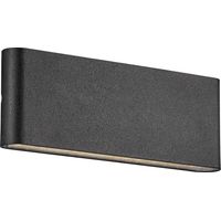 Nordlux Kniver 2118181003 Lampada da parete per esterno ERP: E (A - G) LED (monocolore) LED a montaggio fisso Nero