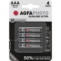 AgfaPhoto Ultra LR03 Micro (AAA)-Batterie Alkali-Mangan 1.5 V 4 St.
