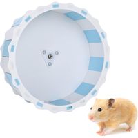 Rueda para hámster, silenciosa, para animales pequeños, 17 cm, para chinchillas, erizos, jerbos y otros animales pequeños.
