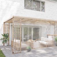 Bâche transparente avec œillets 6x8 m PVC