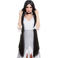 Witch Wig Extra Long - Black - 120cm Long - 52069