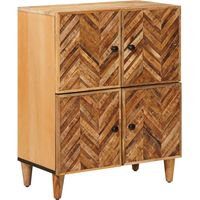 vidaXL Storage Cabinets Brown 60 x 33.5 x 75 cm Solid Mango Wood