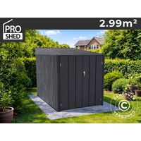 Dancover – Abri à vélos en acier galvanisé 1,38x2,17x1,65m – Double porte verrouillable – Étanche et toit en pente – Pour 2 vélos