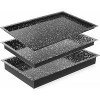 Plaque de cuisson pour pâtisserie, four à convection, jusqu'à 800 °C, hauteur 60 mm, GN1/1 - Hendi 890233