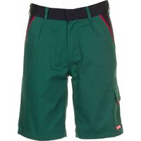 Planam Highline Shorts grün/schwarz/rot XXL