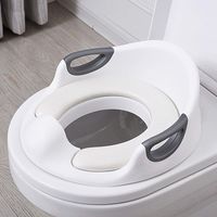 Réducteur de siège de toilette enfant, siège de toilette bébé, rehausseur de siège de toilette enfant, réducteur de siège de toilette antidérapant, toilettes rondes/ovales avec poignée/coussin/dossier