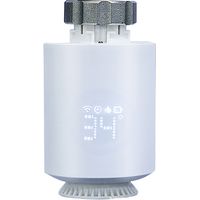 Tête de radiateur intelligente, vanne thermostat connectée programmable, thermostat de radiateur électrique connecté Alexa/Google Assistant, compatible avec l'appli Smart Life/Tuya.
