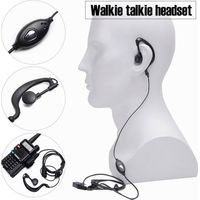 Casque talkie-walkie, écouteur talkie-walkie noir