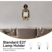 Lampe murale Vintage Hôtel couloir couloir éclairage technique lampe murale lampe murale Vintage lanterne murale Festival decor Light (bronze)