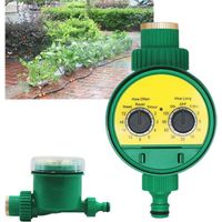 Ordinateur d'arrosage automatique Minuterie d'arrosage Minuterie d'arrosage Horloge avec plusieurs programmes d'arrosage pour l'agriculture à effet de serre de jardin