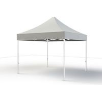 Tetto bianco a gazebo Pro 3 x 3 m, rivestimento in poliestere rivestito in PVC, 300 g/m² in bianco