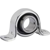 HTB SBPP 202 Stehlager Stahlblech Bohrungs-Ø 15 mm Lochabstand 68 mm