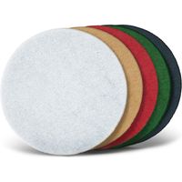 MENZER Pads Normalpads, 375 mm, f. Einscheibenmaschinen, Polyester (10 Stk.) grün
