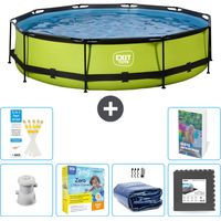 Exit-toys Piscina Exit Rotonda - 360x76 cm - 7-pezzi S285