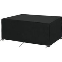 Trimec – Telo di copertura per mobili da giardino 180x100x75 cm – Tessuto Oxford impermeabile – Resistente al vento e ai raggi UV – Compatibile con tavoli e panchine