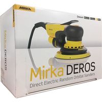Mirka – Ponceuse excentrique 150 mm – Moteur Brushless – Pour bois dur et teck – Amplitude d'oscillation 2.5 mm – Puissance 620W