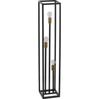 Sigma VIGO lampada da terra nera e oro 121 cm design industriale