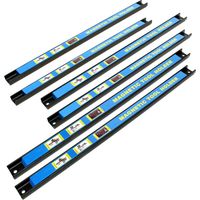 Xpotool – Kit de 6 barres magnétiques pour outils – Longueur 46 cm – Capacité 13,6 kg par barre – Installation facile sur murs et établis
