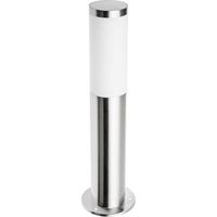 Lampadaire de jardin Milan-P 45 cm E27 IP44 en acier inoxydable