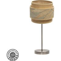 Tavolo piccolo samoa 1xe14 pelle/cammello 44x18x18cm