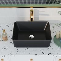 Aufsatzwaschbecken Waschbecken Badezimmer – DeerValley DV-2V031
Rechteckiges Waschbecken zur Aufsatzmontage, 48,3 cm, Mattschwarz – Stilvolles und modernes Design