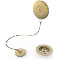 TAPÓN CON CADENILLA Y PLATILLO PARA BAÑERA CADENA: 450 MM