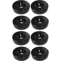 8x Patin glisseur pied meuble plastique 40 x 10 mm M8 rondelle à visser universel