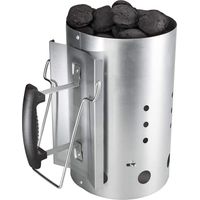 Démarreur de Cheminée pour Weber 7416 ou Autres Barbecues au Charbon, Démarreur de Cheminée avec Poignée de Sécurité Allume-feu BBQ, Démarreur Rapide au Charbon pour Les Grillades