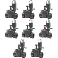 Electroválvula Rain RN 150 24V 3/4 con regulador de caudal (Pack x 8) Oferta exclusiva