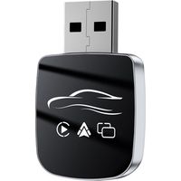 Adaptateur CarPlay sans fil 3 en 1 : Boîtier CarPlay intelligent avec IA pour Android Auto, adaptateur USB pour CarPlay filaire vers AirPlay sans fil