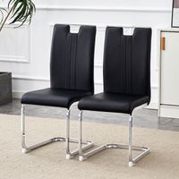 Chaise de bar Chaise de bar Tabouret Haut Noir Polyuréthane 52x40.5x98cm
