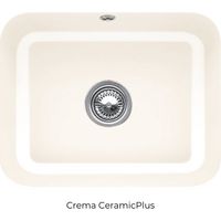 Fregadero 1 cubeta VILLEROY ET BOCH Cisterna 60C Crema CeramicPlus