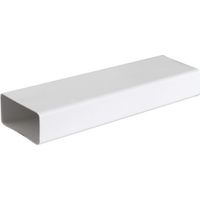 TUBO PER SISTEMA DI AERAZIONE CANALIZZATA IN PVC 1500 mm - sez. 120x60 FIRST