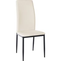 Esszimmerstuhl Savino creme Kunstleder